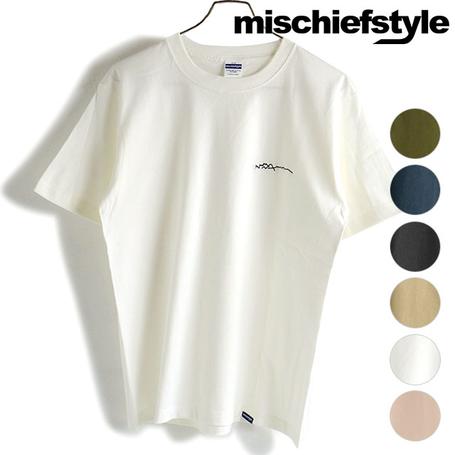 ミスチーフスタイル mischiefstyle ジョウモウサンザンロゴTシャツ OG008 SS23 JOMO SANZAN LOGO TEE メンズ レディース トップス 半袖 上毛三山【メール便可】