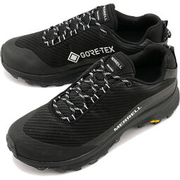 メレル 【祝W勝利！5/4は楽天カード＆エントリーで5倍】メレル MERRELL メンズ モアブ スピード ストーム ゴアテックス [J067549 SS23] M MOAB SPEED STORM GORE-TEX 靴 トレイルランニングシューズ スニーカー ハイキング キャンプ アウトドア BLACK/BLACK