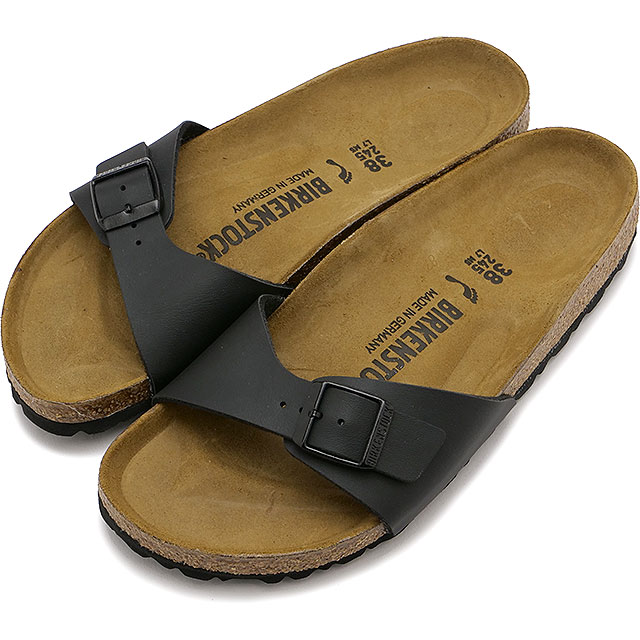 【国内正規販売店】 ビルケンシュトック BIRKENSTOCK マドリッド ビルコフロー 40793 SS23 MADRID メンズ レディース ドイツ製 コンフォートサンダル 健康サンダル BLACK BIRKO-FLOR 黒 ブラック系