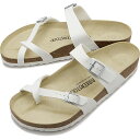 【4/30は楽天カードで14倍】【国内正規販売店】 ビルケンシュトック BIRKENSTOCK マヤリ ビルコフロー 71051 SS23 MAYARI メンズ レディース ドイツ製 コンフォートサンダル 健康サンダル WHITE BIRKO-FLOR 白 ホワイト系