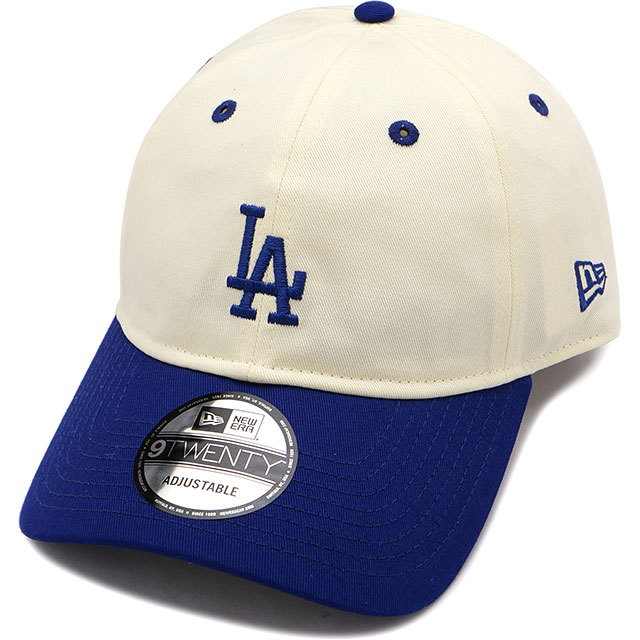 ニューエラ NEWERA キャップ ロサンゼルス・ドジャース [13516078 SS23] MLB 9TWENTY Cloth Strap メンズ・レディース 帽子 クロスストラップ サイズ調整可能 クロームホワイト/ダークロイヤル