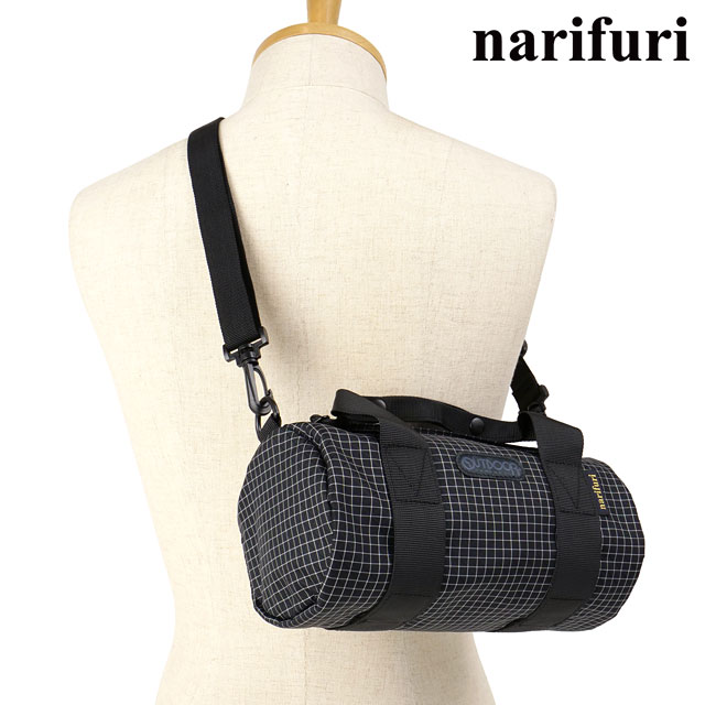 アウトドアプロダクツ バッグ メンズ 【6/1は楽天カード＆エントリーで15倍】【コラボ】 ナリフリ narifuri OUTDOOR PRODUCTS アウトドアプロダクツ ハンドルドラムバック [NFOD-01 SS23] メンズ・レディース 鞄 ボストンバッグ ショルダーバッグ BLACK