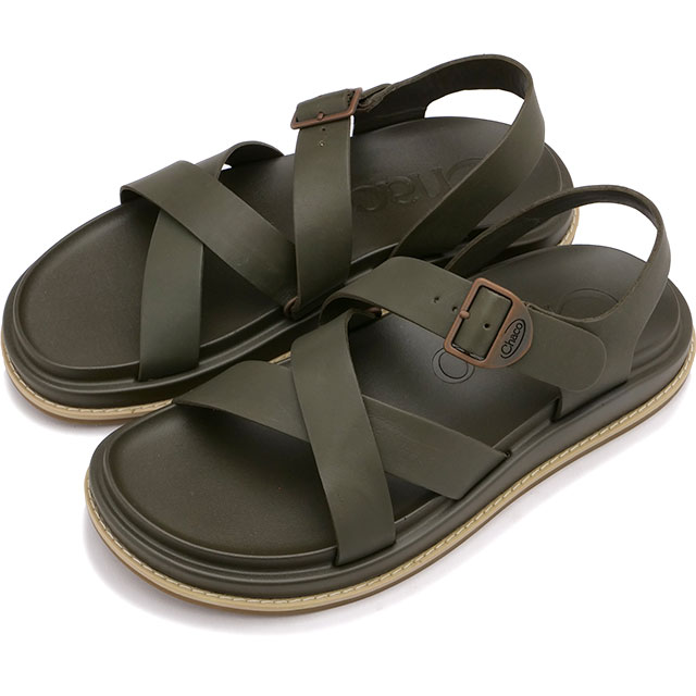 【20％OFF／SALE】チャコ Chaco レディース ストラップサンダル タウンズ [JCH109474 SS23] TOWNES 靴 レザーサンダル OLIVE NIGHT【ts】【e】