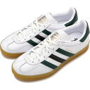 アディダス オリジナルス adidas Originals レディース スニーカー ガゼル インドア ウィメンズ NKC87/IE2957 SS24 GAZELLE INDOOR W 靴 シューズ ガッツレー フットウェアホワイト/カレッジグリーン/コアブラック