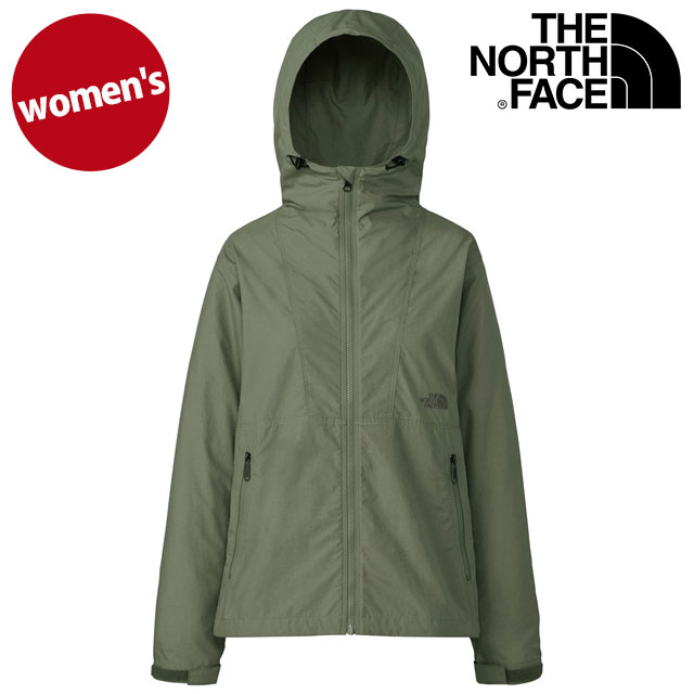 【5/15は楽天カード＆エントリーで最大15倍】ザ・ノース・フェイス THE NORTH FACE レディース コンパクトジャケット [NPW72230-NT SS24] Compact Jacket TNF ライトアウター ナイロンジャケット マウンテンパーカー アウトドア ニュートープ【e】