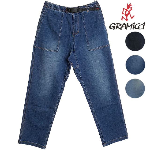 グラミチ GRAMICCI メンズ ストレッチデニム ルーズテーパードリッジパンツ  STRETCH DENIM LOOSE TAPERED RIDGE PANT ボトムス ロングパンツ オーガニックコットン