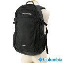 コロンビア Columbia キャッスルロック25LバックパックII [PU8662-010 SS24] Castle Rock 25L Backpack II メンズ・レディース 鞄 リュック デイパック ハイキング Black