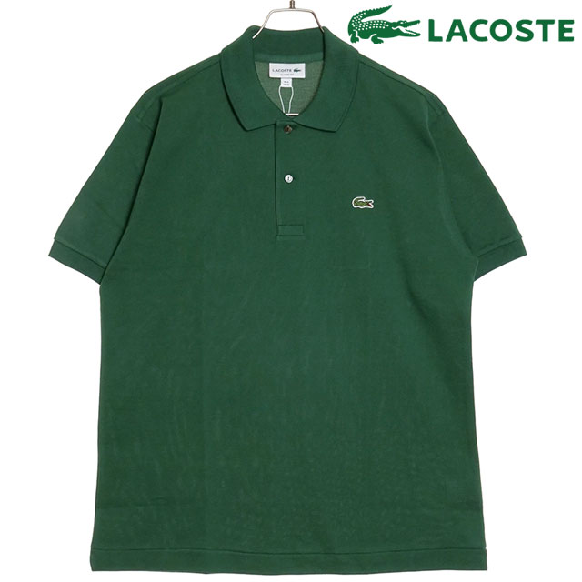 ラコステ ラコステ LACOSTE メンズ L.12.12 ポロシャツ [L1212LJ-99 SS24] L1212LJ-99 トップス 半袖 鹿の子 定番 GREEN-132