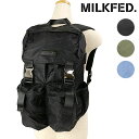 ミルクフェド MILKFED. ロゴプレート バックパック [103241053005 SS24] LOGO PLATE BACKPACK メンズ・レディース 鞄 リュック デイパック