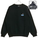 【4/26は楽天カード＆エントリーで最大23倍】エクストララージ XLARGE メンズ スランテッド OG クルーネックスウェットシャツ 101241012002 SS24 SLANTED OG CREWNECK SWEATSHIRT x-large エックスラージ トップス トレーナー BLACK