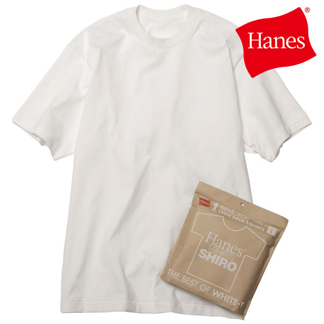 樂天商城 - ヘインズ Hanes メンズ クルーネックTシャツ [HM1-D201 SS24] Hanes T-SHIRTS SHIRO トップス 半袖 白T WHITE 正規取扱店