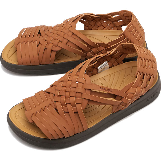 マリブサンダルズ MALIBU SANDALS メンズ サンダル キャニオン  CANYON ワラチサンダル ヴィーガンレザー WHISKEY/DARK-BROWN