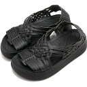 マリブサンダルズ MALIBU SANDALS レディース サンダル キャニオン プラットフォーム  CANYON PLATFORM ワラチサンダル ヴィーガンレザー 厚底 BLACK/BLACK