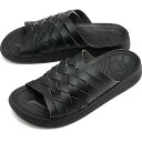 マリブサンダルズ MALIBU SANDALS メンズ サンダル ズマ  ZUMA スライドサンダル ヴィーガンレザー BLACK/BLACK