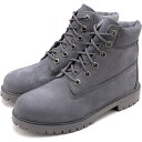 【40％OFF／SALE】【レディース対応サイズ】ティンバーランド Timberland ジュニア 6インチ プレミアムウォータープルーフブーツ A5UWD Junior 6inch Premium WP Boots 靴 アウトドアシューズ 防水 Dark-Grey【e】【ts】