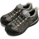 サロモン SALOMON レディース トレイルランニングシューズ ゴアテックス [L47182400 SS24] X WARD LEATHER GORE-TEX W 靴 スニーカー 防水 アウトドア Gull/Black/Ebony