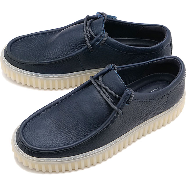 【20％OFF／SALE】クラークス Clarks メンズ トーヒルロー 26176216 SS24 Torhill Lo 靴 モカシンシューズ ネイビーレザー【ts】【e】