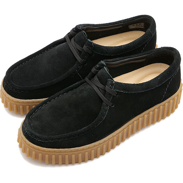 クラークス Clarks レディース トーヒルビー  Torhill Bee 靴 モカシンシューズ ブラックスエード