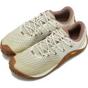 【5/5は楽天カードで4倍】メレル MERRELL レディース スニーカー トレイル グローブ7 [J067710 SS24] W TRAIL GLOVE 7 靴 ビブラムソール ベアフットシューズ OYSTER/GUM