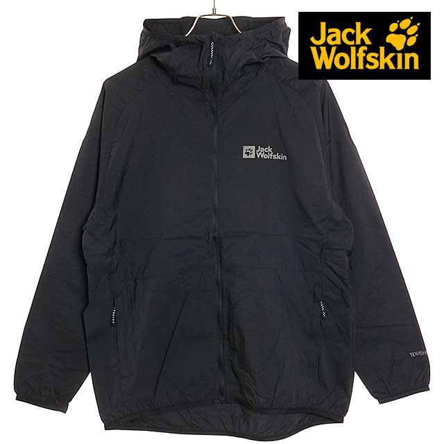 楽天mischief【20％OFF／SALE】ジャックウルフスキン Jack Wolfskin メンズ フライテックパックジャケット [5033691-6000 SS24] JP FLYTECH PAC JK アウター アウトドア 撥水 防風 パッカブル UVケア black【ts】【e】