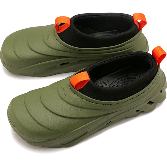  クロックス crocs メンズ スニーカー エコー ストーム  Echo Storm モックシューズ 軽量 オフィス履き Army-Green