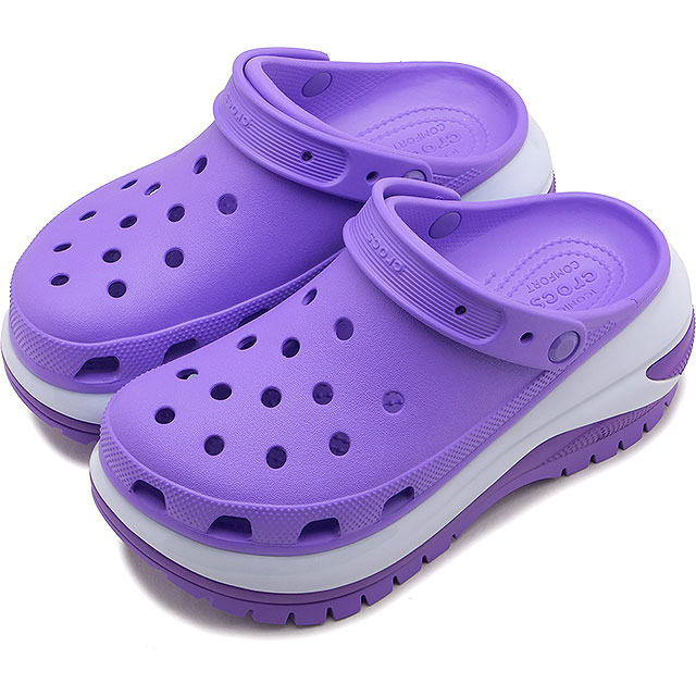 【20％OFF／SALE】クロックス crocs レディース サンダル メガクラッシュ クロッグ [207988-5AJ SS24] Mega Crush Clog 厚底 EVAサンダル Galaxy【ts】【e】