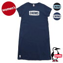 チャムス CHUMS レディース チャムスロゴドレス  CHUMS Logo Dress トップス 半袖 Tシャツワンピース