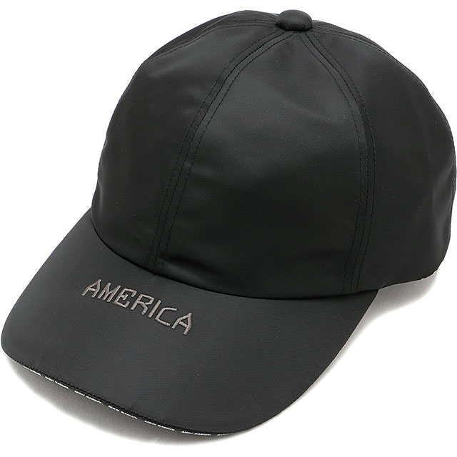 カシラ カシラ CA4LA 6パネルキャップ [CAW00590 SS24] AMERICA CAP メンズ・レディース 帽子 BLACK