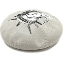 カシラ CA4LA ベレー帽 [CAW00591 SS24] STATUE OF LIBERTY BERET メンズ・レディース 帽子 ハンチング LIGHT GRAY