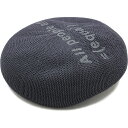 JV CA4LA x[X [AKM00088 SS24] EQUAL BERET YEfB[X Xq n`O CHARCOAL GRAY