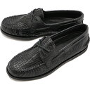 スペリートップサイダー SPERRY TOP-SIDER メンズ デッキシューズ エムアーオー ツーアイ クロコ[STS25289 SS24] MA/O 2EYE CROC 靴 クロコダイル型押し BLACK