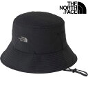 ザ・ノース・フェイス THE NORTH FACE エンライドハット [NN02436-K SS24] Enride Hat メンズ・レディース TNF 帽子 撥水 ポケッタブル アウトドア ブラック 【メール便可】【e】