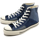 Ro[X CONVERSE Y Xj[J[ I[X^[ A[ fjpb`[N nCJbg [31311872 SS24Q2] ALL STAR (R) DENIMPATCHWORK HI C fjn NAVY