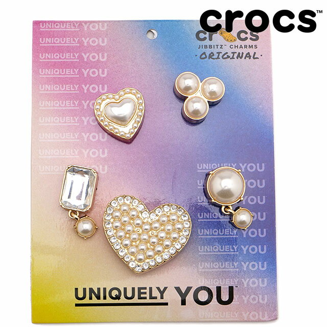 クロックス crocs ジビッツチャーム パーリーゲイツ 5パック [10013257 SS24] JIBBITZ Pearly Gates 5P..