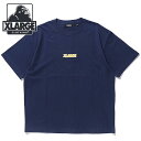 エクストララージ XLARGE メンズ スタンダードロゴ ショートスリーブTシャツ  STANDARD LOGO S/S TEE x-large エックスラージ トップス 半袖 NAVY 