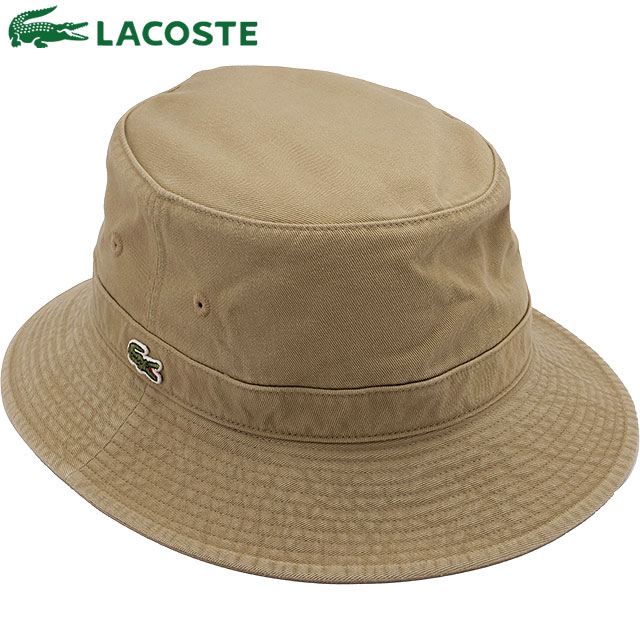 ラコステ 帽子 レディース 【5/15は楽天カード＆エントリーで最大15倍】ラコステ LACOSTE バケットハット [RK3981J-99 SS24] BUCKET HAT メンズ・レディース 帽子 フリーサイズ VIENOS-006