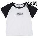 エックスガール X-girl レディース スプレープリントアンドエンブロイデリー ショートスリーブラグランベビーティー  SPRAY PRINT AND EMBROIDERY S/S RAGLAN BABY TEE xgirl トップス Tシャツ 半袖 WHITE 