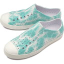 ネイティブシューズ native shoes スニーカー ジェファーソン ブルームプリント  Jefferson Bloom Print メンズ・レディース 靴 EVA スリッポン Shell-White/Shell-White/Ocean-waves