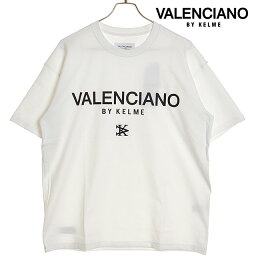 バレンシアーノ バイ ケレメ VALENCIANO BY KELME メンズ ケーブイロゴティー [KV24S713 SS24] KV LOGO TEE トップス 半袖 Tシャツ ホワイト 【メール便可】