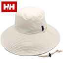 ヘリーハンセン HELLY HANSEN ビーチフレアハット [HC92441-IV SS24] Beach Flare Hat メンズ・レディース HH 帽子 UVカット フリーサイズ アウトドア アイボリー