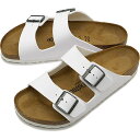 ビルケンシュトック BIRKENSTOCK サンダル アリゾナ [552681/552683 SS24] ARIZONA BS メンズ・レディース ドイツ製 コンフォートサンダル 健康サンダル WHITE | BIRKO-FLOR | GOOD