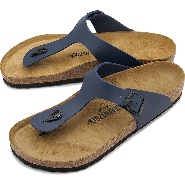 樂天商城 - 【最大100%ポイントバック】ビルケンシュトック BIRKENSTOCK メンズ サンダル ギゼ ビルコフロー [143621 SS24] GIZEH BS ドイツ製 コンフォートサンダル 健康サンダル BLUE | BIRKO-FLOR 正規取扱店