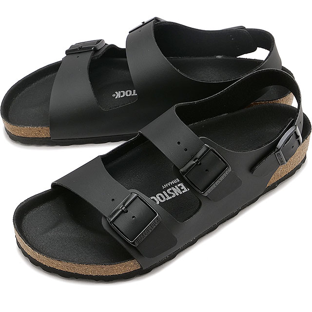 ビルケンシュトック BIRKENSTOCK サンダル ミラノ ビルコフロー [1024997/1024998 SS24] MILANO BS メンズ・レディース ドイツ製 コンフォートサンダル 健康サンダル BLACK | BIRKO-FLOR