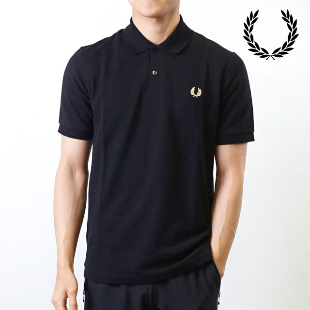 乐天商城 - 【最大100%ポイントバック】フレッドペリー FRED PERRY メンズ ポロシャツ ザ・オリジナル フレッドペリーシャツ [M3-157]　フレッド・ペリー FREDPERRY THE ORIGINAL FRED PERRY SHIRT トップス 半袖 コットンピケ BLACK 正規取扱店