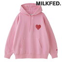 【7/21限定!楽天カード&SPU最大28倍】【20%OFF/SALE】ミルクフェド MILKFED. ビッグハート スウェットフーディー [103251012...