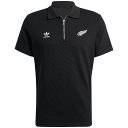 アディダス オリジナルス adidas Originals メンズ オールブラックス トレフォイル ESS 半袖ポロシャツ [KPQ30/JD4075 SS25...