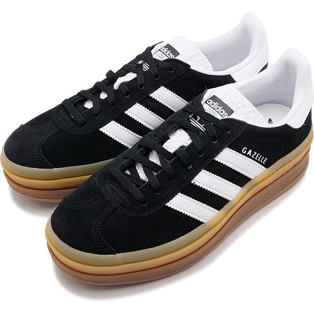 樂天商城 - アディダス オリジナルス adidas Originals スニーカー ガゼル ボールド ウィメンズ [MBU94/IE0876 SS25] GAZELLE BOLD W レディース 靴 厚底 シューズ コアブラック/フットウェアホワイト/フットウェアホワイト 正規取扱店【cp】