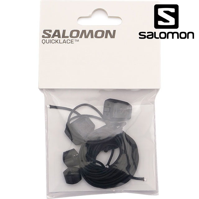 樂天商城 - サロモン SALOMON クイックレースキット 2本1セット [L47379700 SS25] QUICKLACE KIT Quicklace交換用シューレース 交換パーツ シューズ小物 BLACK 【メール便可】 正規取扱店