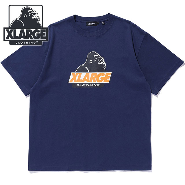 樂天商城 - 【最大100%ポイントバック】エクストララージ XLARGE オールド OG ショートスリーブ Tシャツ [101251011009 SS25] OLD OG S/S TEE メンズ トップス 半袖 定番 ロゴティー NAVY 【メール便可】 正規取扱店【cp】