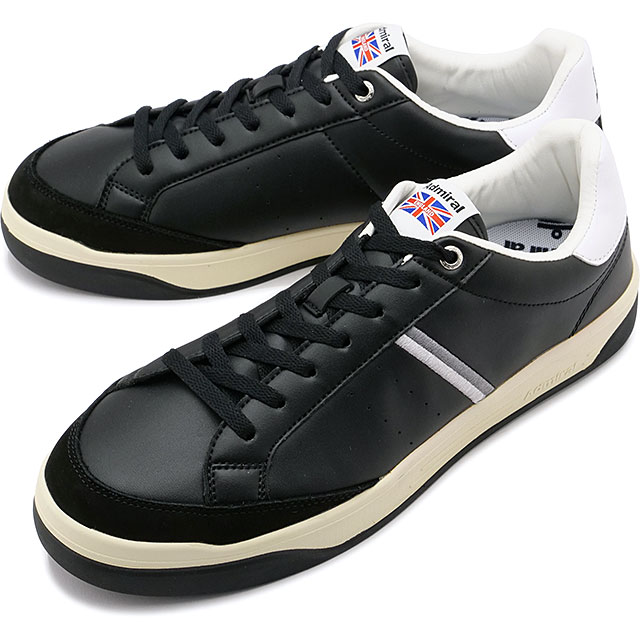 【20%OFF/SALE】アドミラル Admiral スニーカー マートン [AD826 SS25] MERTON メンズ 靴 カジュアルシューズ Black/Gray 黒 正規取扱店【ts】【e】